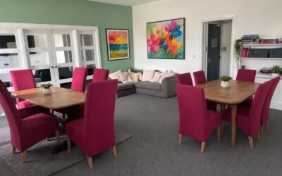 Dining and communal space at Ackworth School